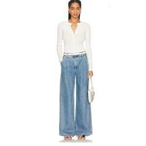AGOLDE Ellis Trouser Wide Leg Jeans in Baffle 30